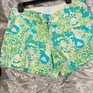 Lily Pulitzer shorts.